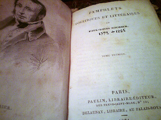 Paul-Louis Courier: Pamphlets politiques et littéraires
